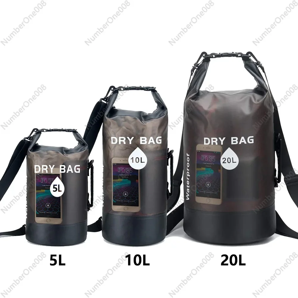 

Bucket Bag, Outdoor Sports Waterproof Bag, PVC Transparent Waterproof Bag Manufacturer Swimming Beach Bag