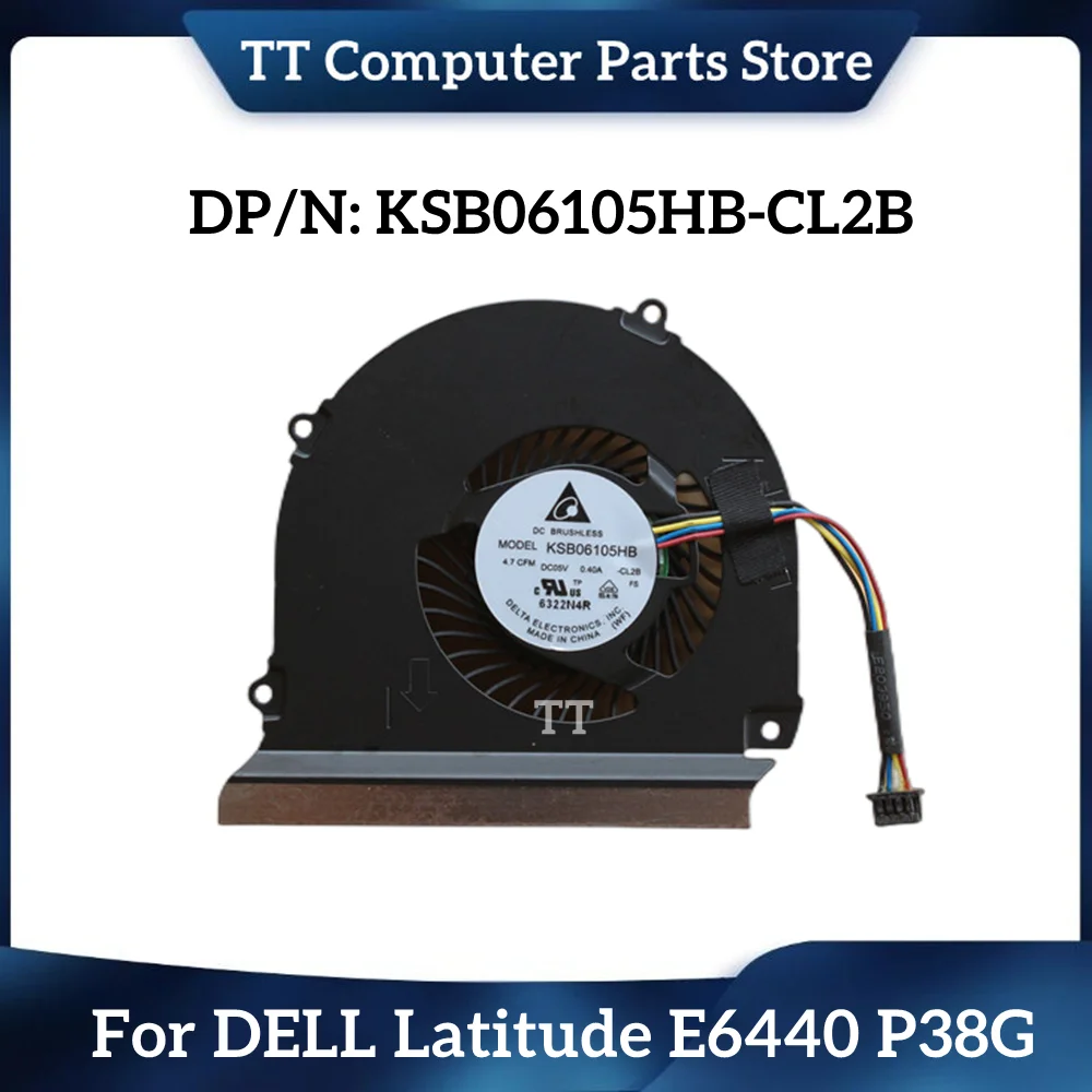 TT New Original CPU Cooling Cooler Fan For DELL Latitude E6440 P38G KSB06105HB-CL2B KSB06105HB Fan Fast Ship