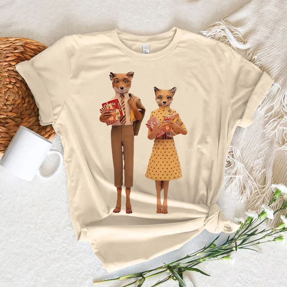 Wes Anderson t shirt women funny t shirt female y2k clothing