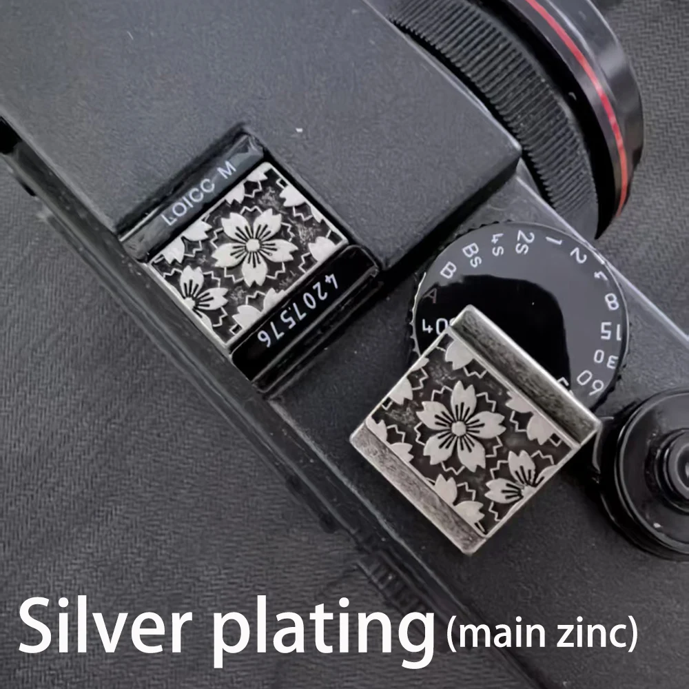 Sakura Metal Camera Hot Shoe Cover Classical Protector for Nikon Fuji XT50 XT30II XT5 XT4 XT3 Sony Leica Panasonic Accessories view 5