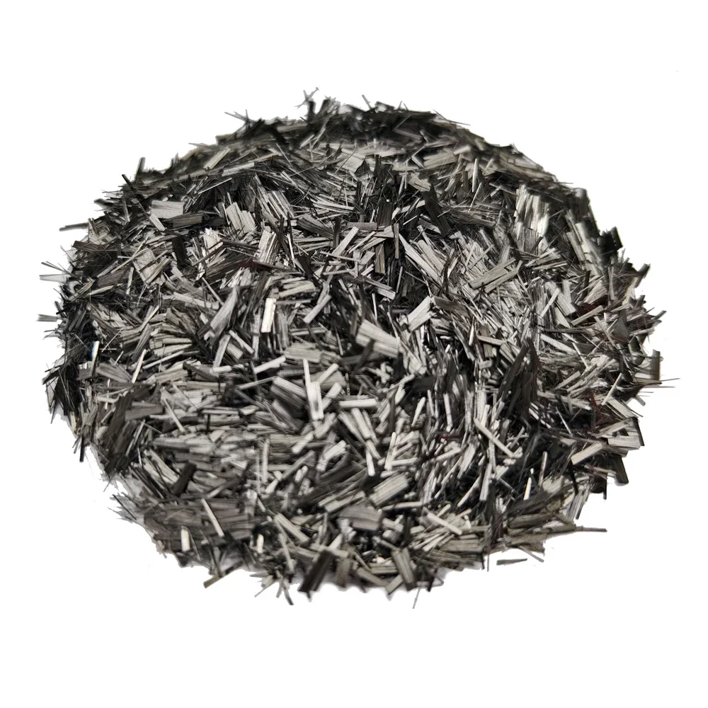 500g Chopped Carbon Fiber 12K, 3mm, 6mm, 10mm, 15mm, 20mm High Electrical Thermal Conductivity, Material Modification, DIY Car