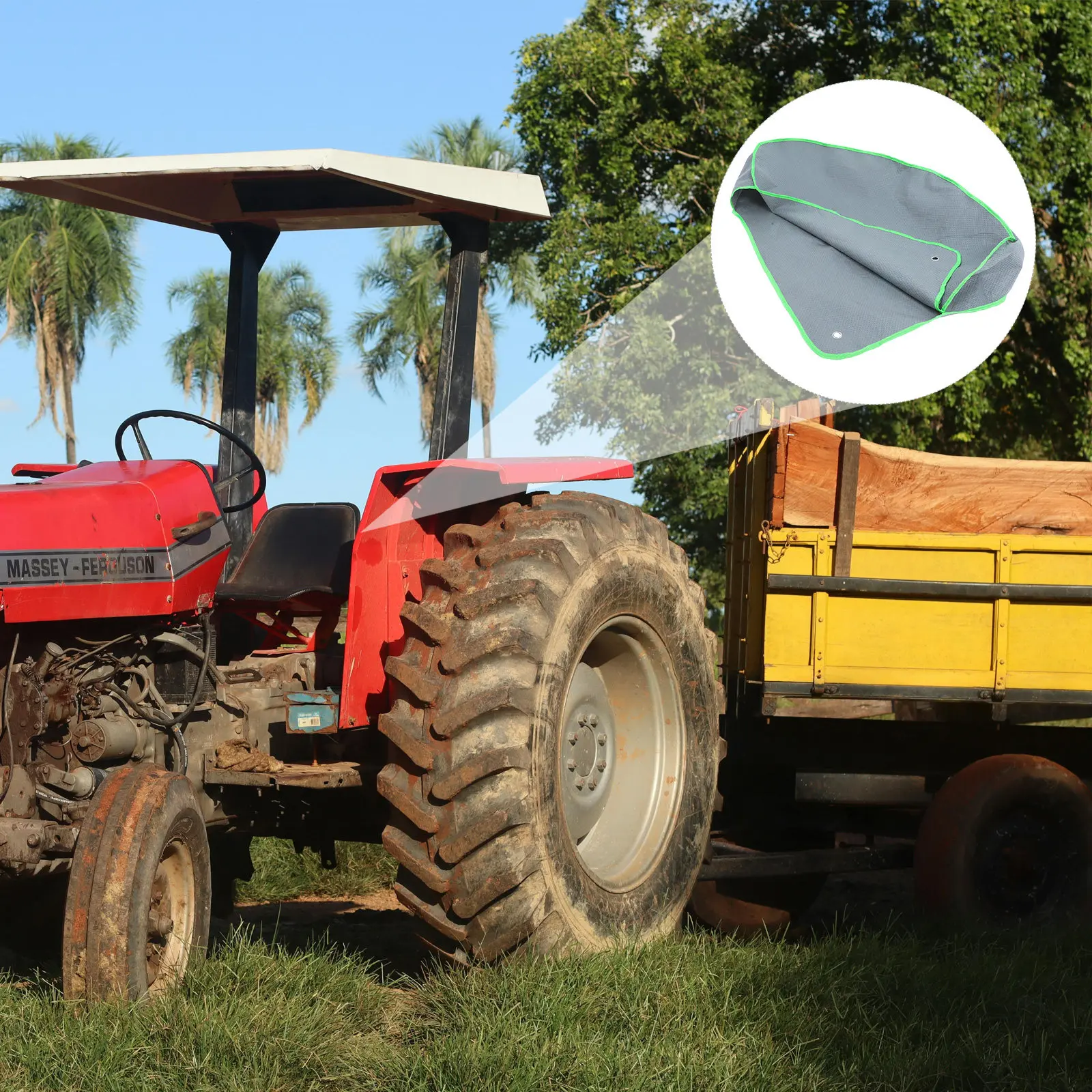 

Waterproof Trailer Hitch Cover Durable Non-Woven Tow Tongue Cover Indoor Outdoor Use Tow Accessory Caravan Hitch Protector