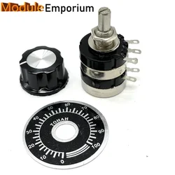 1set Dual speed regulating potentiometer RV24YG20S B102 B1K 2K 5K 10K 20K 50K 100K200K500K