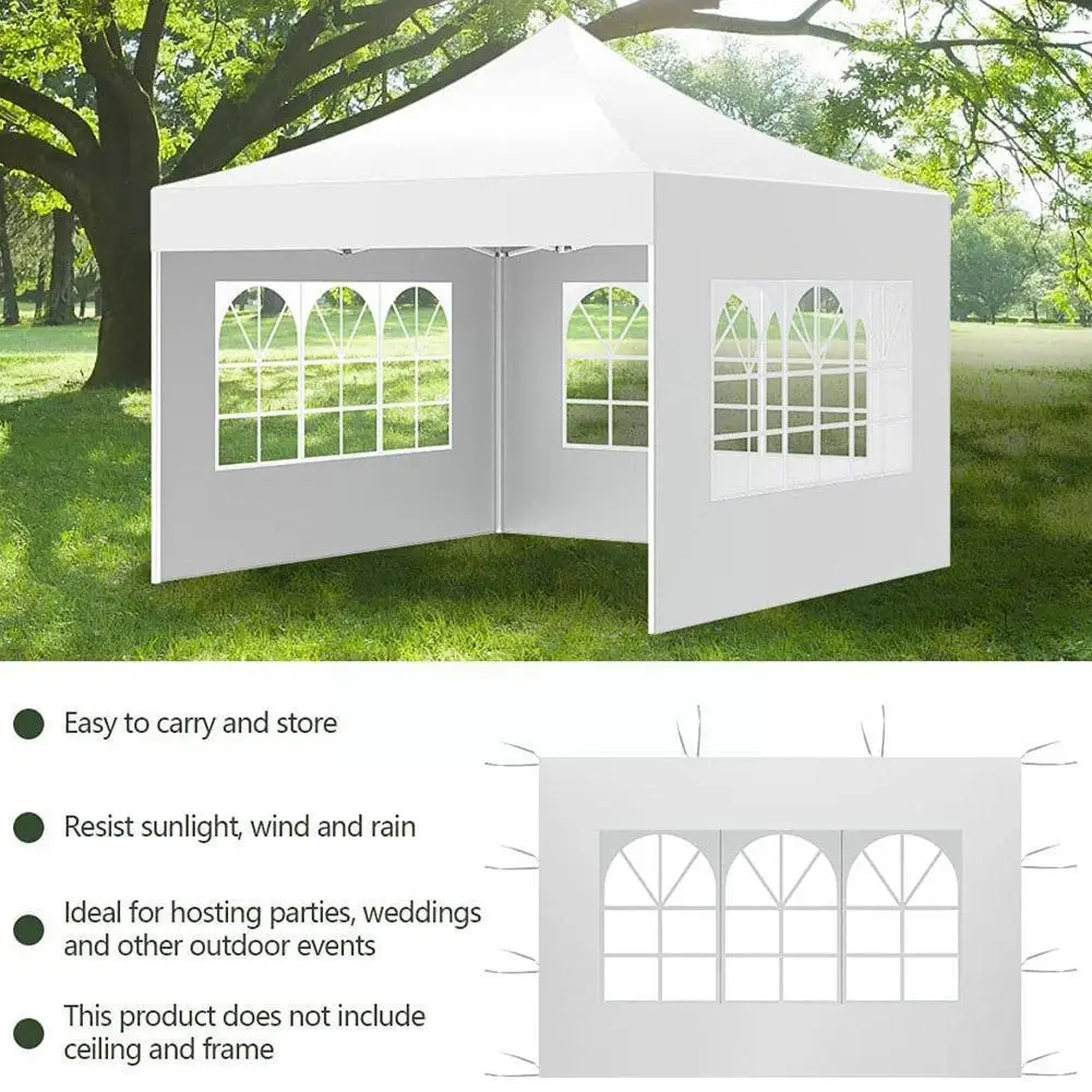 rainpro outdoor portatil oxford tenda de pano sem canopy quadro sombra abrigo do jardim tendas laterais impermeaveis 3x2m m6q9 01