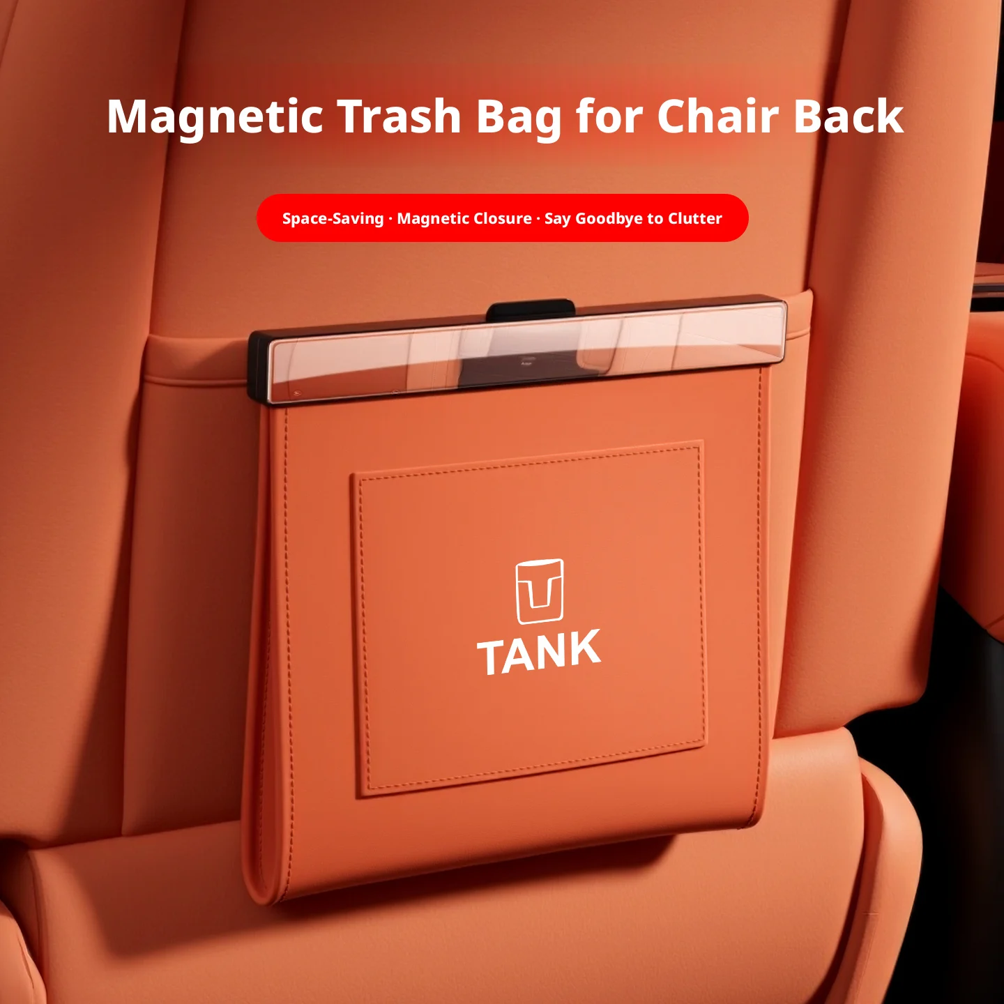 

Подходит для автомобилей Tank 300, 400, 500, 700: магнитный контейнер-органайзер для мусора и хранения, аксессуар для салона автомобиля