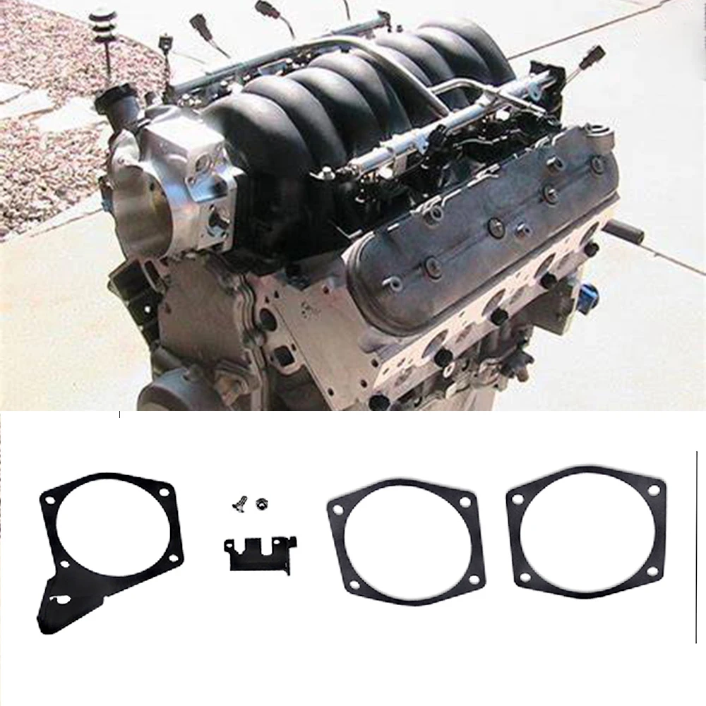 Throttle Cable Bracket Kit Throttle Cable Bracket Kit Fit for LS LS2 LS3 LS6 LS7 4 Bolt Intake