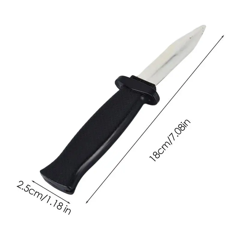 Trucco coltello retrattile Halloween spaventoso Tricky Magic puntelli Cutter puntelli di Halloween giocattoli finti Gag spariscono Blade Party Supplies