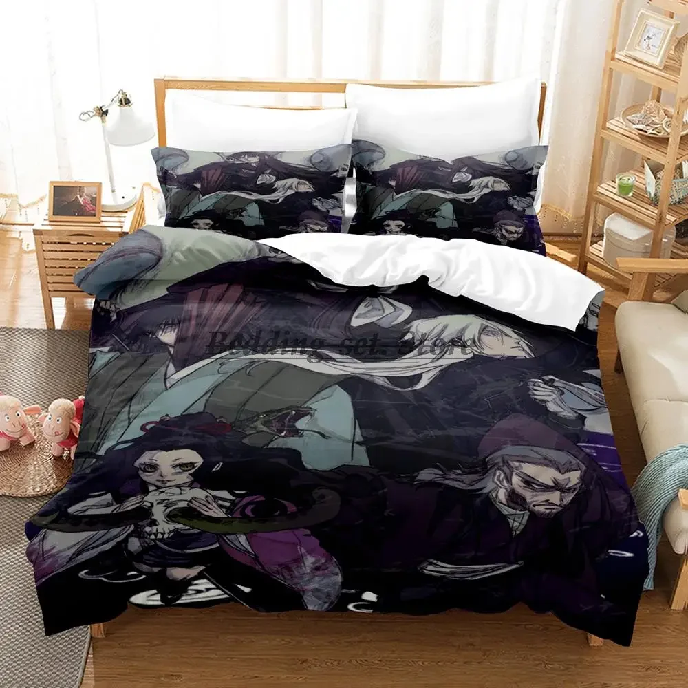 New Anime Nura: Rise of the Yokai Clan Bedding Set Single Twin Full Queen King Size Bed Set Adult Kid Bedroom Duvet cover Sets