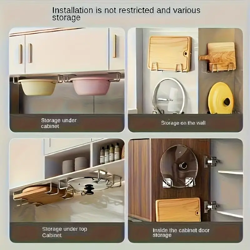3-teiliger Selbstklebender Schwammhalter, Abtropfgestell-Organizer für Küchen- und Badezimmer-Arbeitsplatten-Aufbewahrung – Detail 6