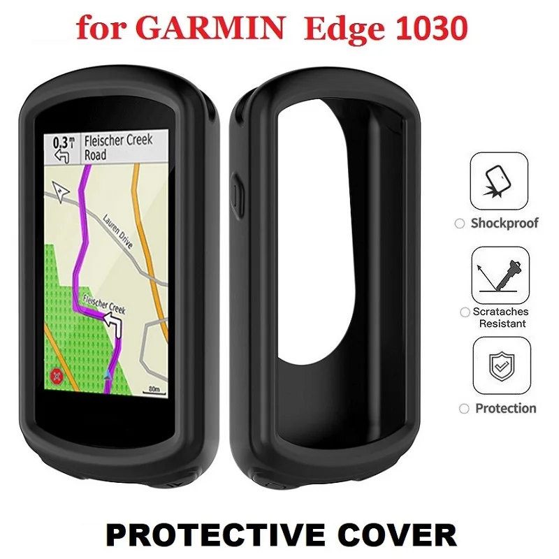 ฝาครอบป้องกันสำหรับ Garmin EDGE 1030เคสซิลิโคนแบบนิ่ม, กันชนกันกระแทกอุปกรณ์คอมพิวเตอร์ขี่จักรยาน
