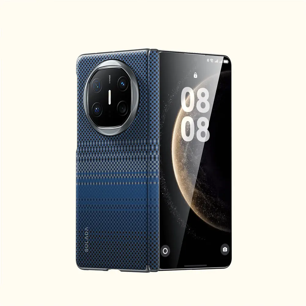 

Elegant Skin-feel Leather Magsafe Case For Huawei Mate X5 X6 Hinge Back Cover