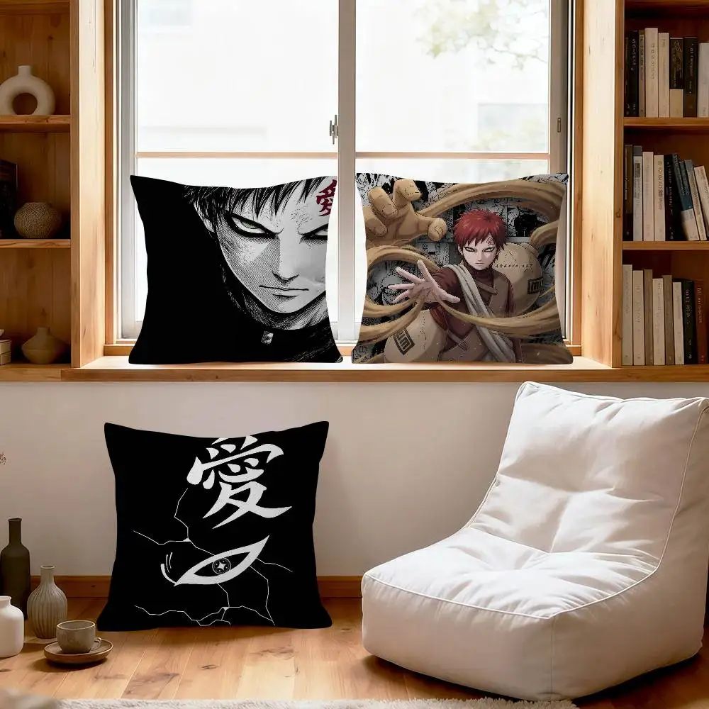 Anime G-Gaara Japan Movie Trendy-style decorative throw pillow cover insert not included fauxembroidery design