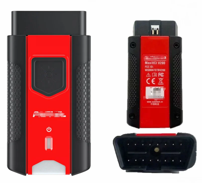 Autel MaxiVCI V200 Bluetooth Connector Vehicle Communication Interface Compatible With Autel KM100 MS906Pro BT608 Support CAN FD