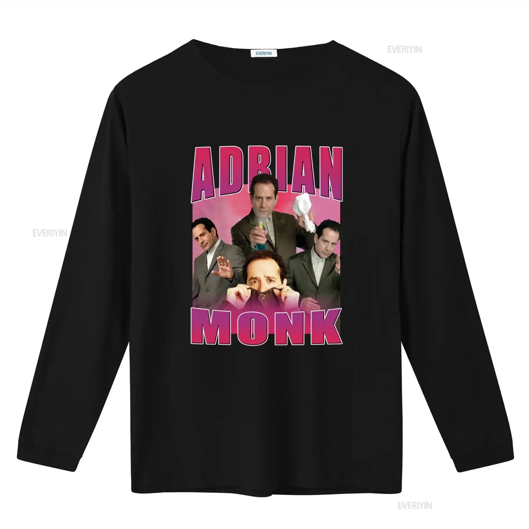 ADRIAN MONK Homage T Shirt It's A Jungle Out There Obsessive Compulsive Themed Curse Mom And Dad vintage Washed