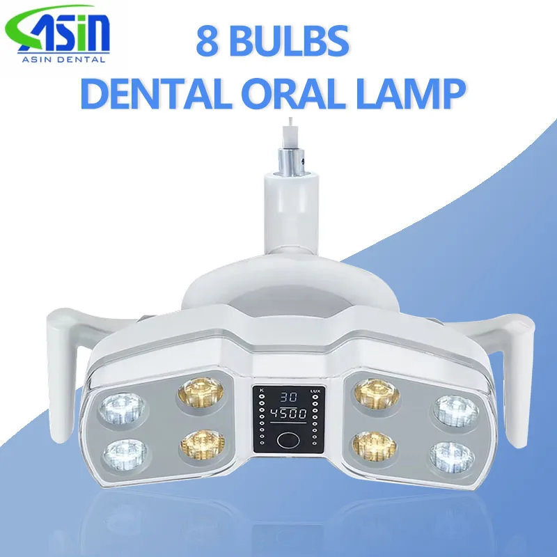 8 LED Bulbs Dental Oral Operation Lamp Reflection LED Induction Light Dentist Appliances Dentistry Chair Light Dentist Tools