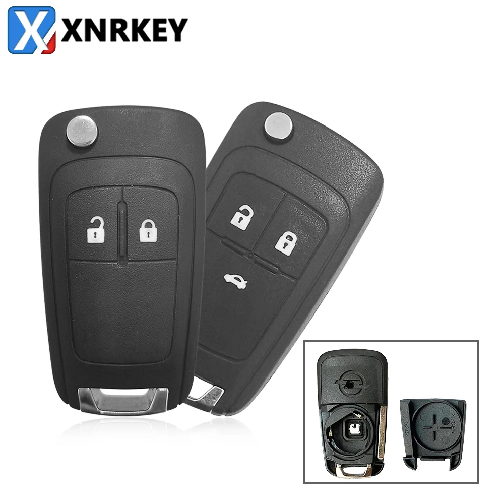 

XNRKEY Remote Car Key Shell for Opel Vauxhall Insignia Astra J Zafira C Mokka for Chevrolet Cruze Epica Lova Camaro Impala Buick