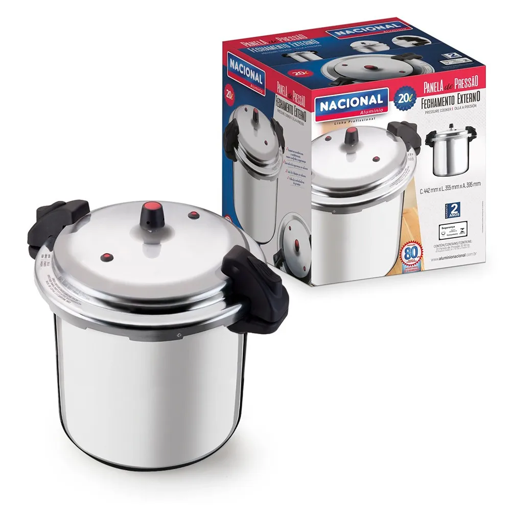 20 Liters Professional Pressure Cooker with External Closure