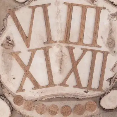 

1 set 1 Set Numbers Diy Roman Numerals Replacement Wall Hanging Replacement Clock Wood Number Clock Repair Kit Hardwood