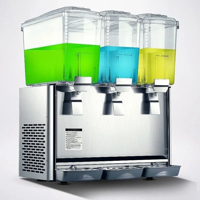 

Beverage machine, commercial juicer, hot and cold milk tea machine, self-service automatic, single and double three cylinders