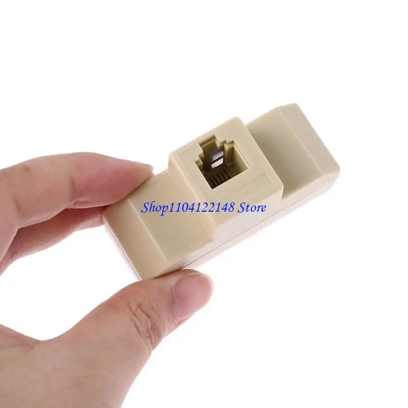 P9FA 4-Wege RJ11-Telefonstecker zum RJ11-Sockeladapter und Splitter für Festnetzheline