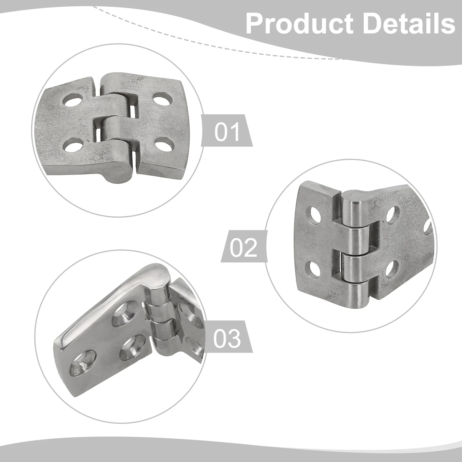 Marine Environments Boat Door Hinges Easy Installation Hinges Good Construction High Weight Capacity Quick Replacement