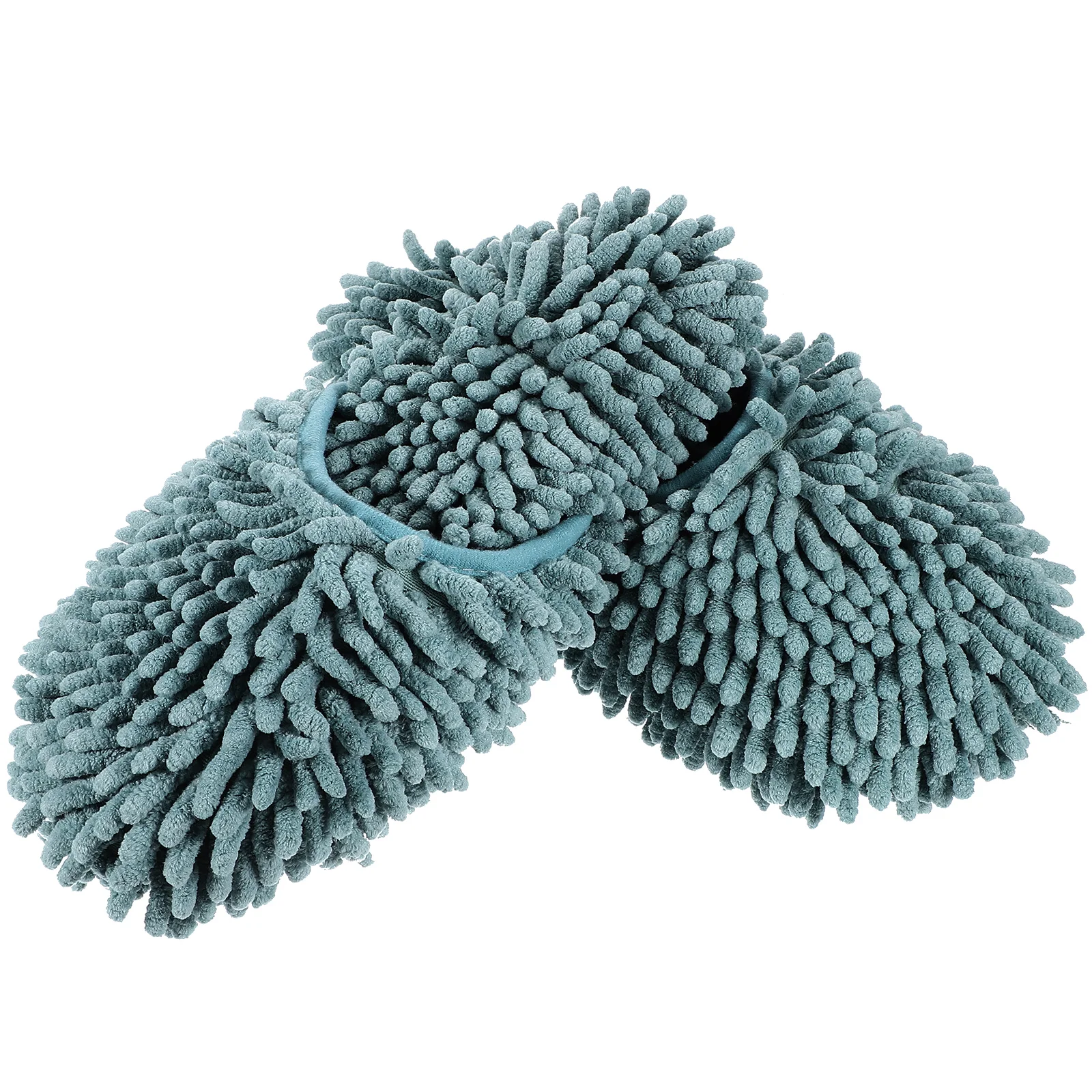 

Reusable Mop Slippers Convenient Sweeping Absorb Water for Home Chenille Floor Household Shoes