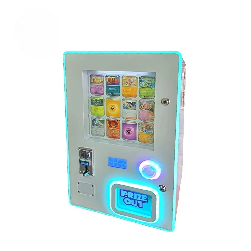 FL Card Vending Machine Electronic Vending Unit with Customizable Settings & Coin Acceptor for Game Venue