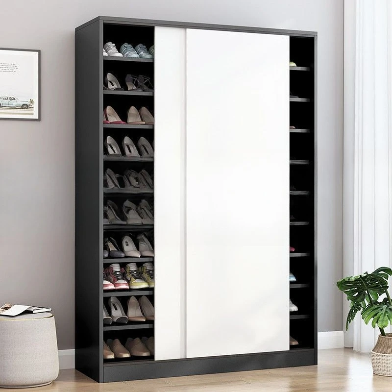 

Shoe cabinet household door large capacity simple modern high vertical