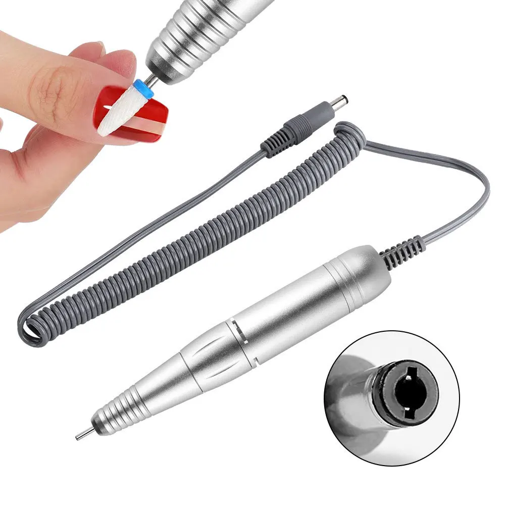 

5 Hole Nail Polish Pen Replacement Handle Electric Drill File Polish Grind Machine Handpiece for Manicure Pedicure Tools