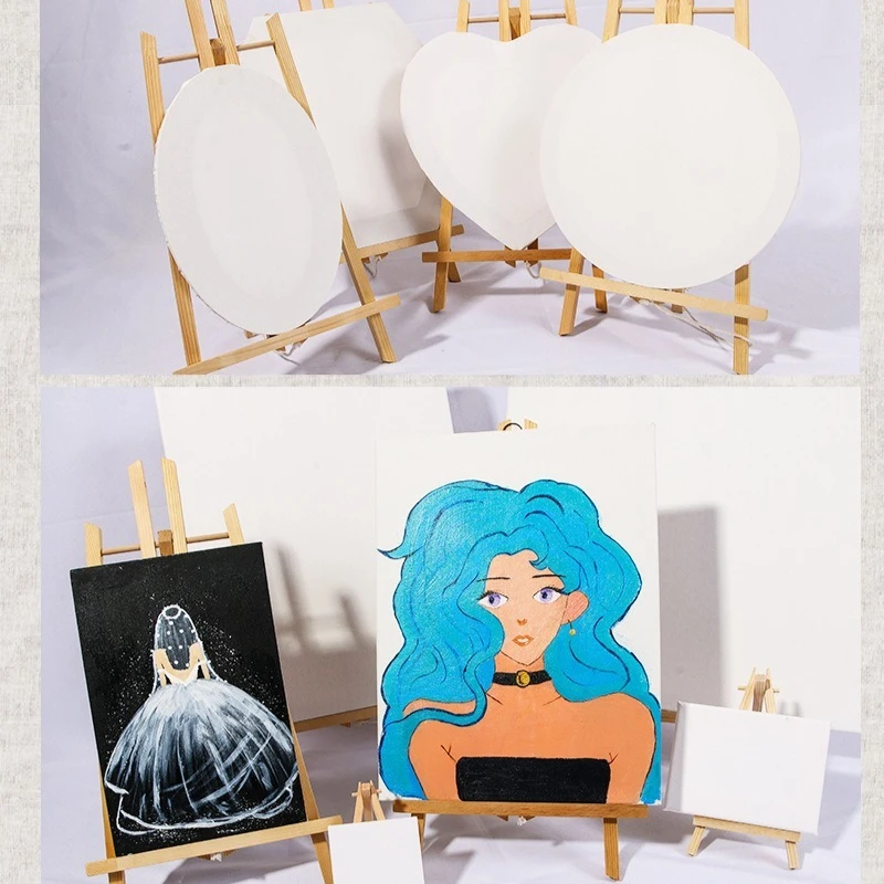 Special-shaped picture frame, elliptical polygon oil painting tool, oil canvas frame