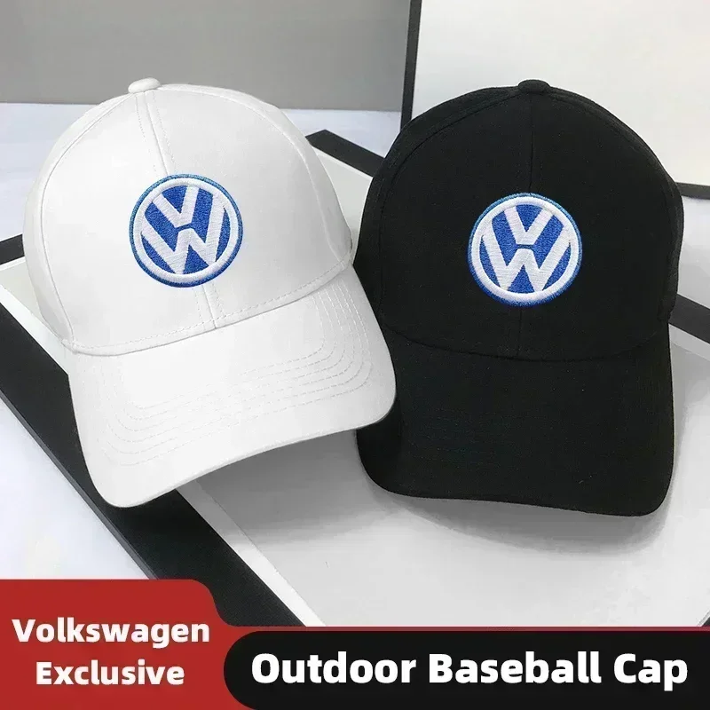 Car Outdoor Sports Baseball Cap Hand Embroidery Casual Hat For VW Atlas Jetta Touareg Variant Golf Polo GTI Taos Nivus Passat