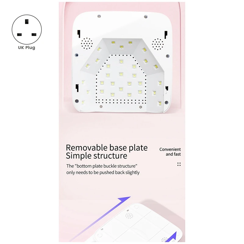 Nail Art Lamp Nail Phototherapy Machine Automatic Sensor LCD Display UV LED Nail Phototherapy Machine Lamp