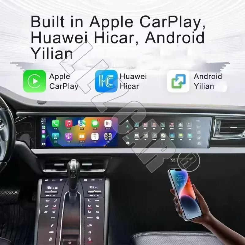 Seamless Upgrade for Porsche Cayenne 2018-2022 Android 13.0 Player Wireless CarPlay GPS Navigation Hi-Fi Audio BT