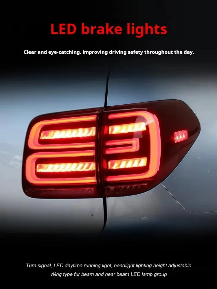 

FT Car Lights forNissan Patrol Y62 Taillights 2012-2019 Y62 LED Tail Lamp Dynamic Turn Signal Light Car Taillights Assembly