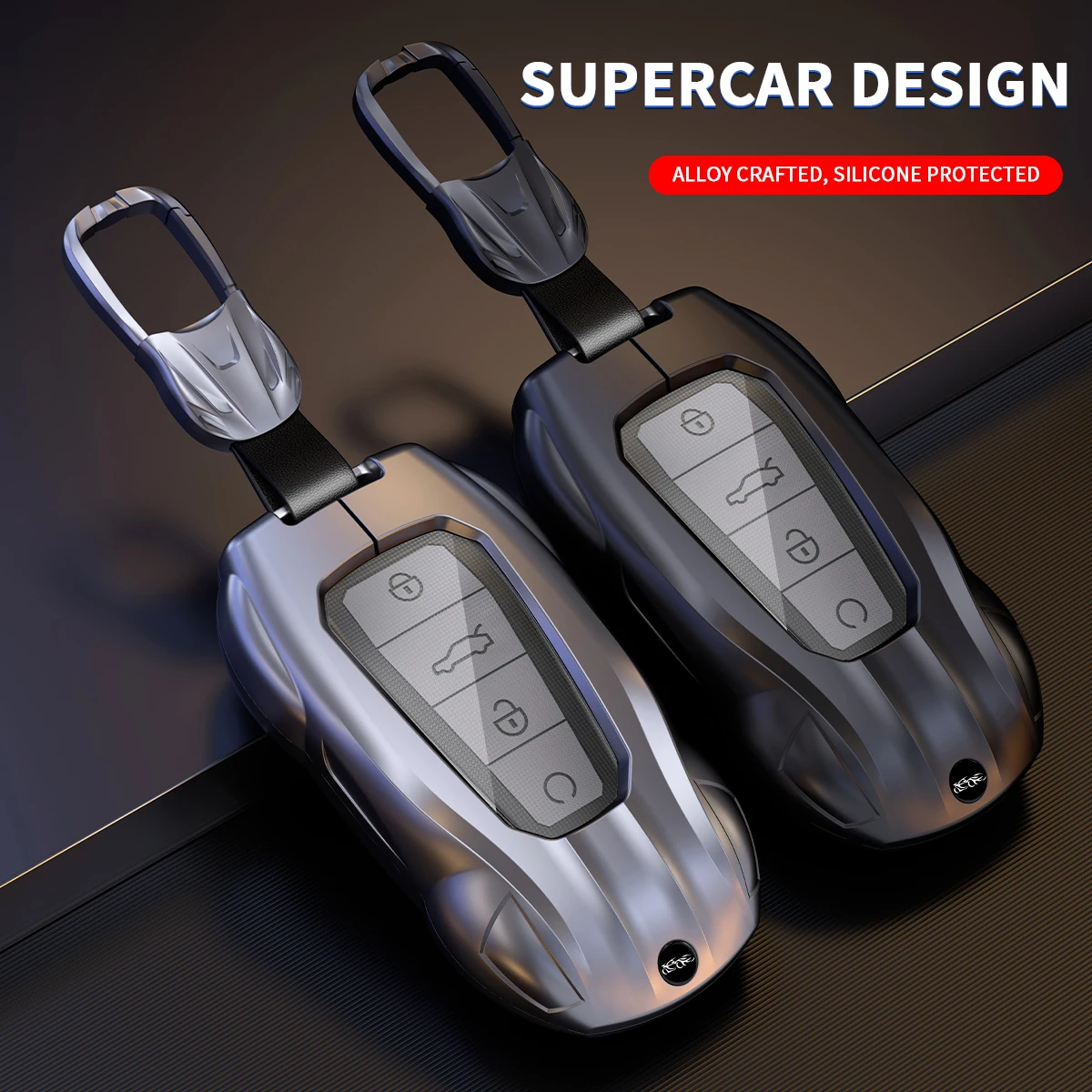 For Geely Okavango Coolray Atlas Monjaro Emgrand GT Proton ﻿Zinc alloy Car Key Case Fob Cover Shell Accessories Supercar Styling