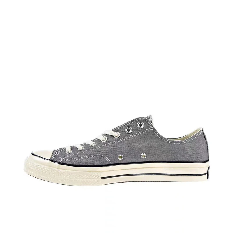 Converse 1970s All Star Men and Women Skateboarding Shoes Low-top Outdoor Breathable Lightweight Vintage Sneaker Grey