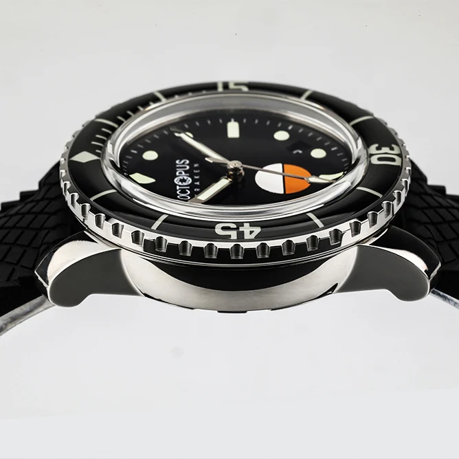 Octopus Men Automatic Watch 40mm Sport Mechanical Wristwatch Diver 30Bar Waterproof 40mm C3 Luminous Sapphire Bezel PT5000 SW200