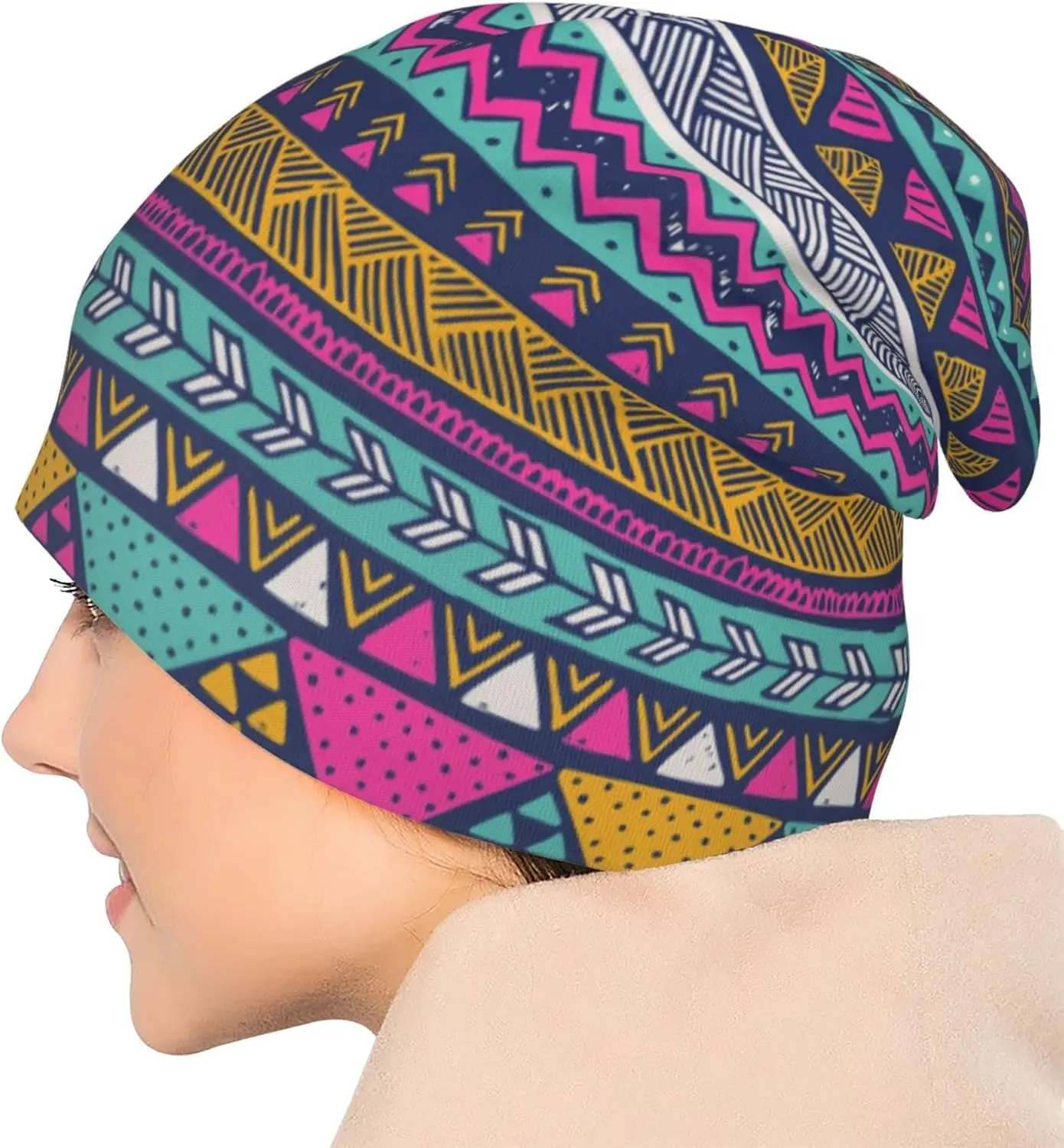 وشاح غير رسمي باندانا قبعة فضفاضة تمتد أغطية الرأس قبعة صغيرة قبعة صغيرة قبعة الشتاء Softknit تخزين قبعة مترهل أغطية الرأس
