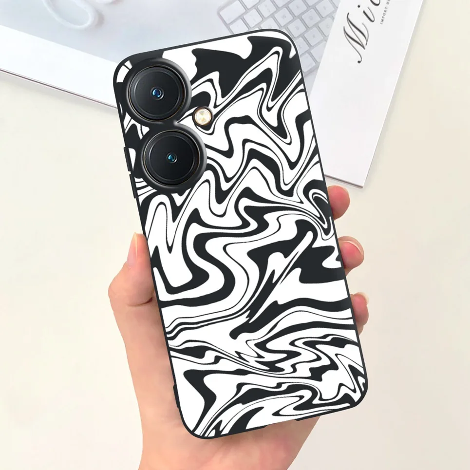 ソフトシリコン保護ケース,vivo,漫画,バンパーシェル,チャイルドファッション,Tpu ui,y27,y36,4g,5g