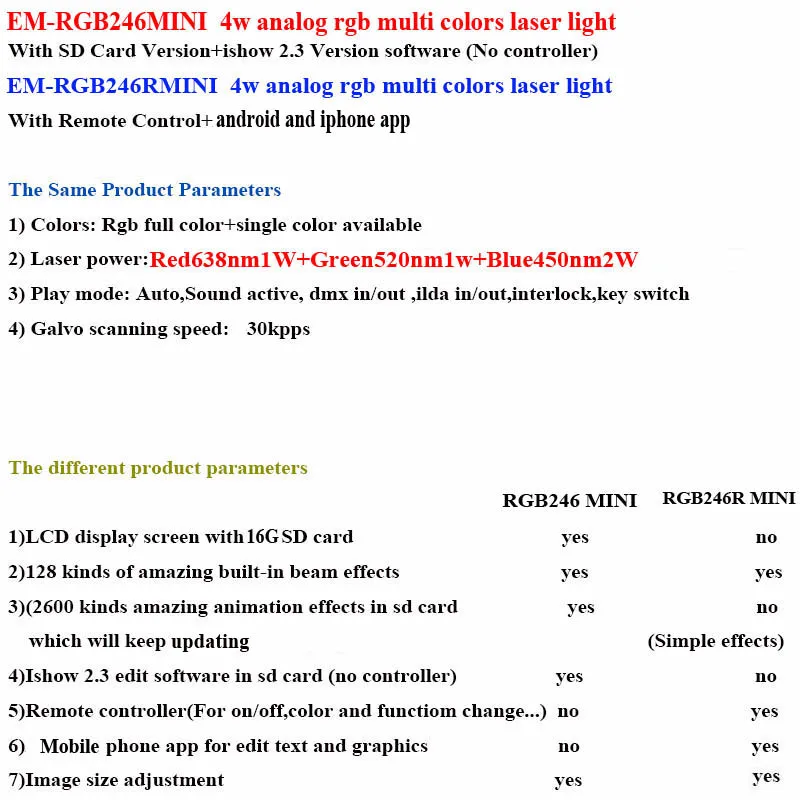 4W 5W RGB ILDA Wedding Laser App Dmx Control Dj Hall Professional Stage Lighting Disco Bar Beams Club Lights