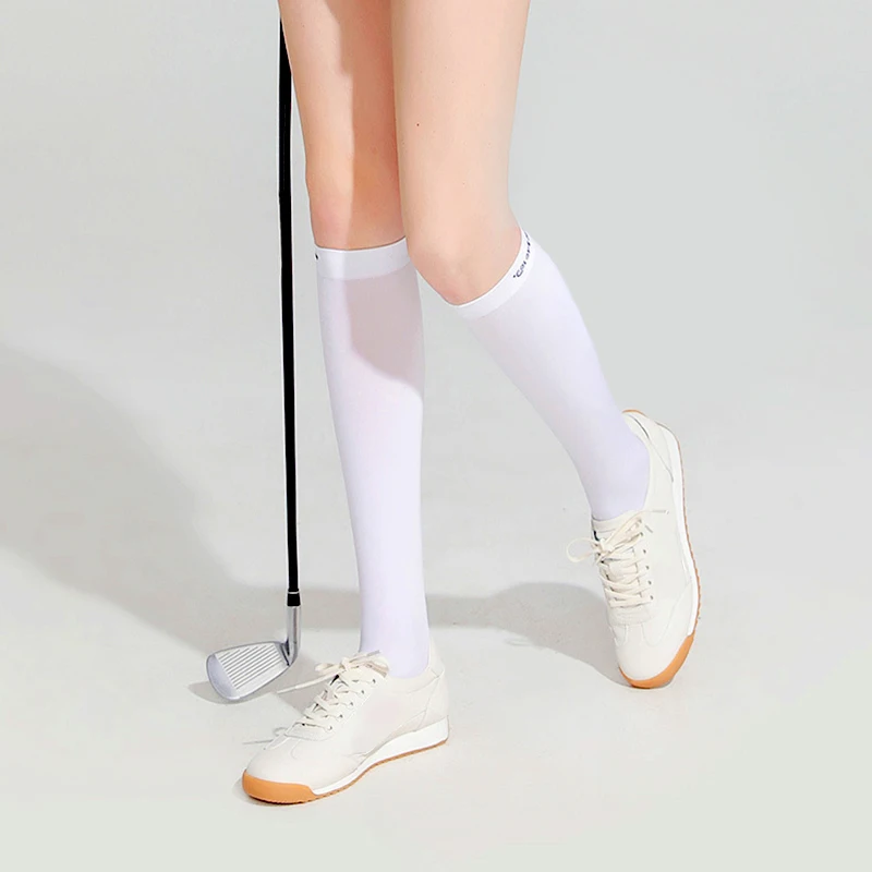 Women's Golf Over Knee Socks Thigh High Sock Girl Stockings Sunscreen Leggings Long Sports Socks Summer Breathable Stockings