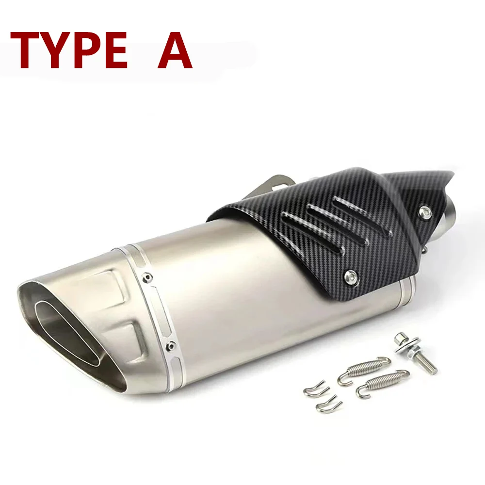 Mofles Universales de 51 mm de la Mejor Calidad, Escapes para Moto, Silenciador de Escape AKR M1 para Yamaha MT07 R6 R3