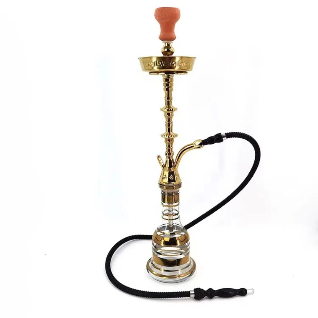 80cm Zinc Alloy Egyptian Arabian Hookah Luxury Shisha Accessoiries Hookaah Full Set Hookahs For Smoking Complete Kit Narguile