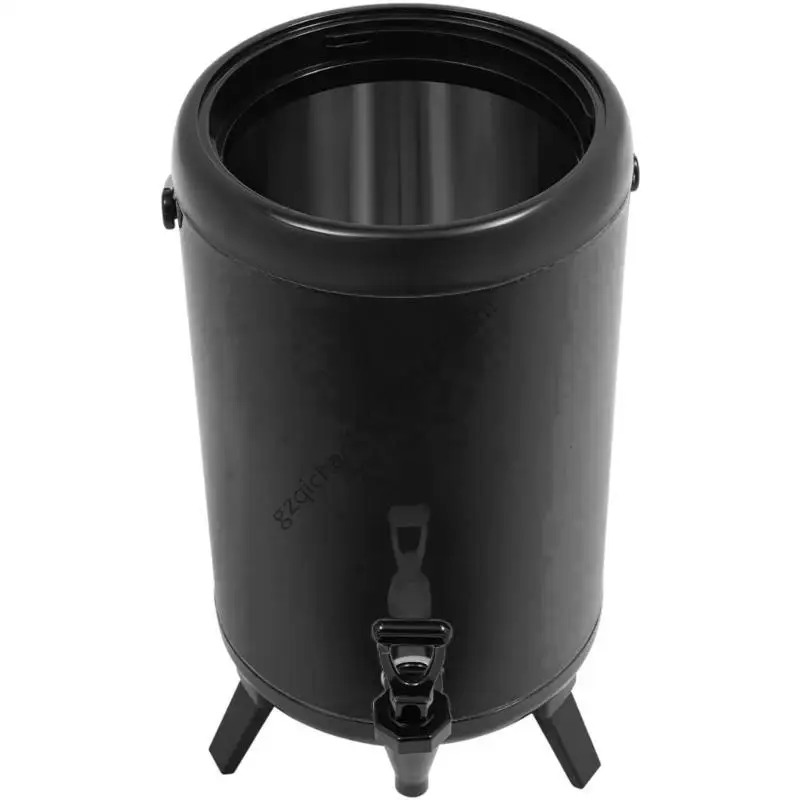 

X7AB Commercial Grade Milk Teas Bucket Double Layer Insulated Beverage Dispenser Hot Cold Drink Container with Spigot