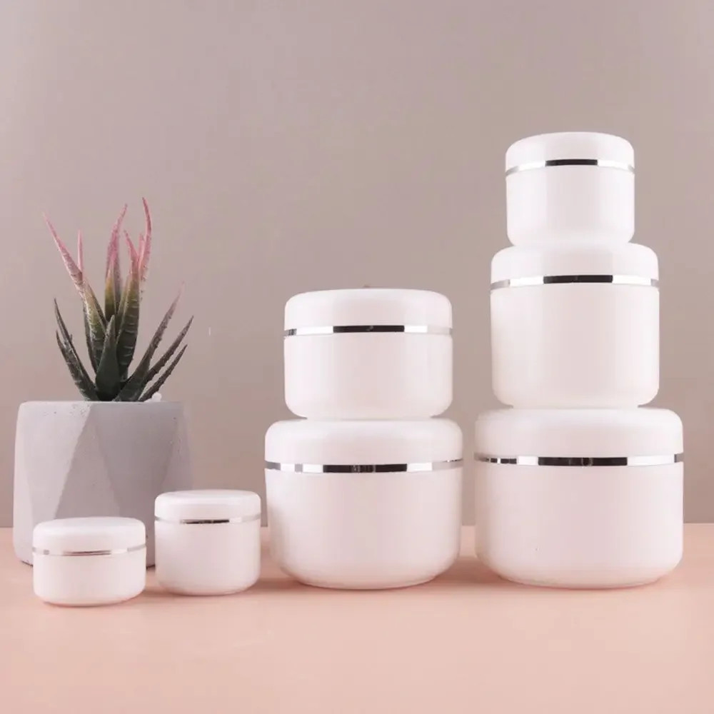 

20g~250g Cosmetic Containers Cream Lotion Box Makeup Pot Jar with Lids Round Ointments Bottle Refillable Empty Travel Storage