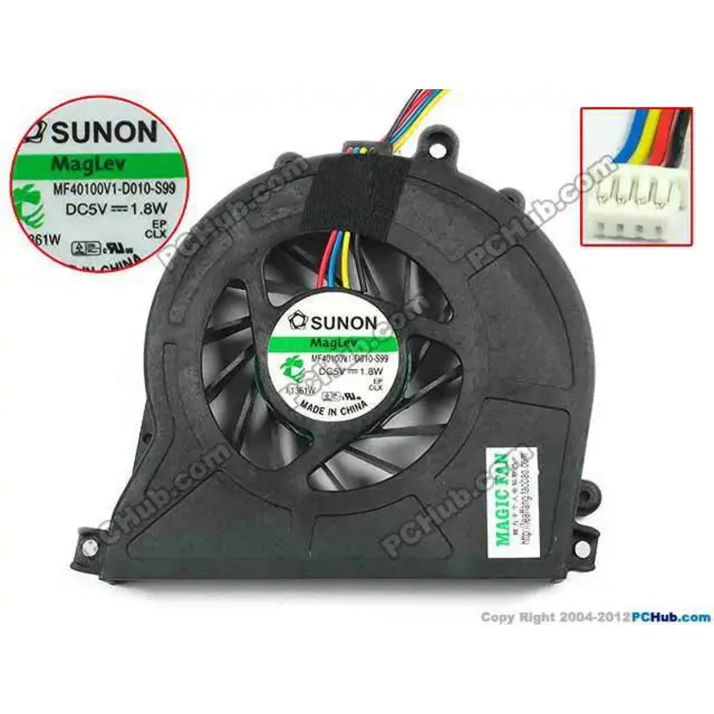 

New Original CPU Cooling Fan For Acer R3600 R3700 D410 D425 D510 D525 AS3610 MS2177 SUNON MF40100V1-Q000-S99 DC 5V 1.8W 4pin