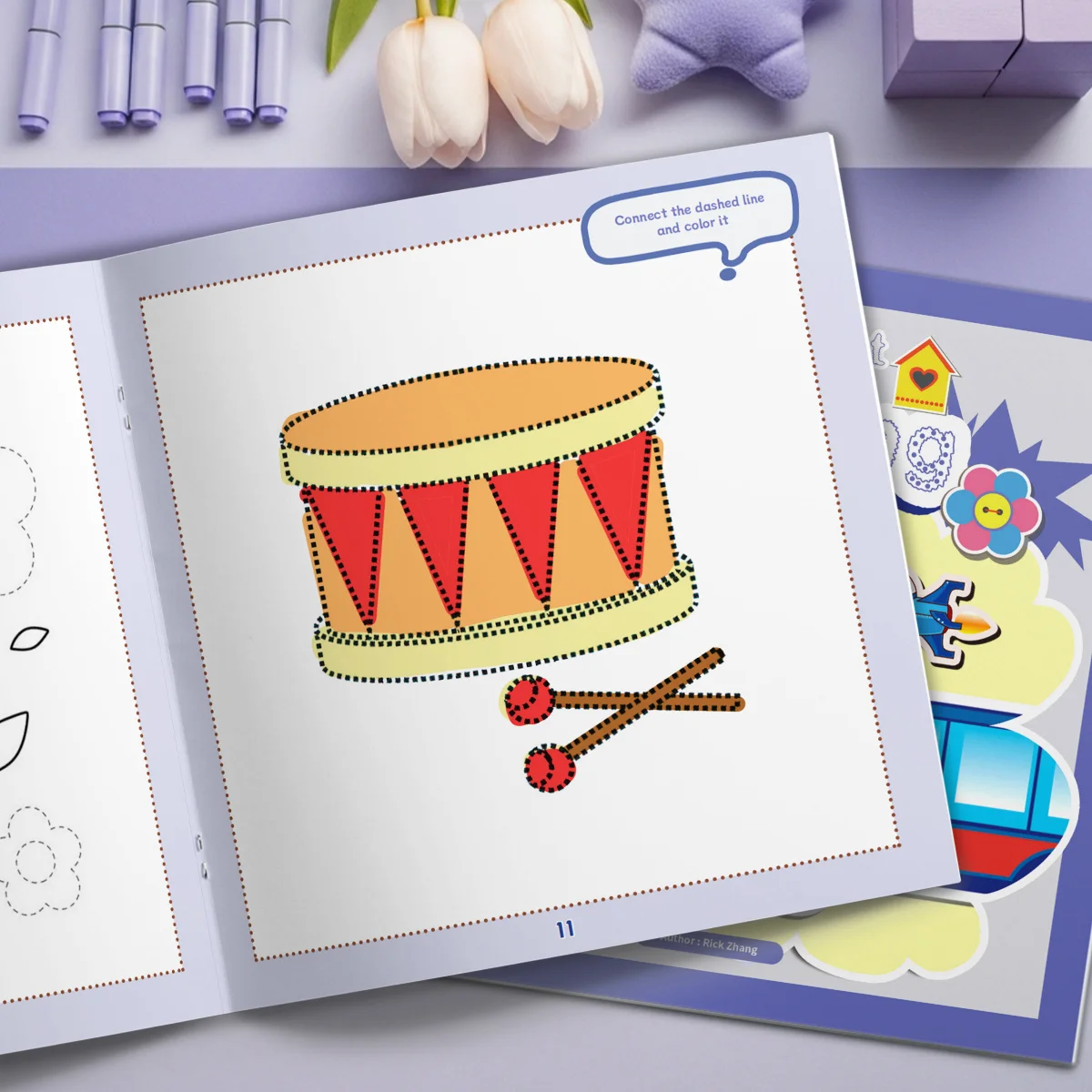 Creative Art Coloring Book, Stress Relief and Engaging Activities for Kids’ Creativity