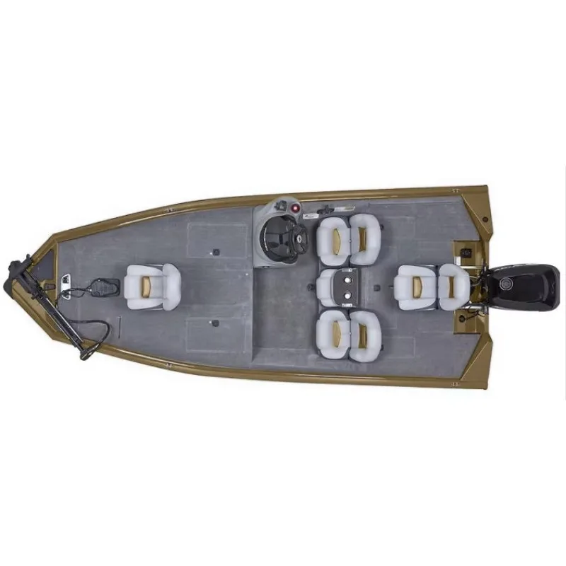 Customized New Electric Bass Boat With Consoles and Seats Aluminum Fishing Yacht for Entertainment Outboard Engine Gas Fuel Type