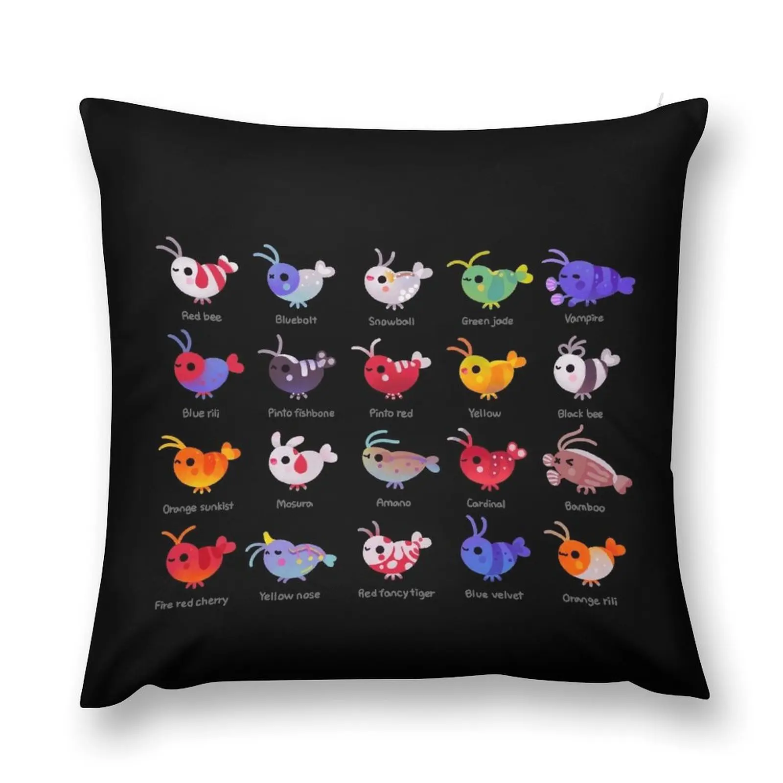 

Freshwater shrimp - name Throw Pillow Pillow Cover Cushions Cover Covers For Sofas pillow