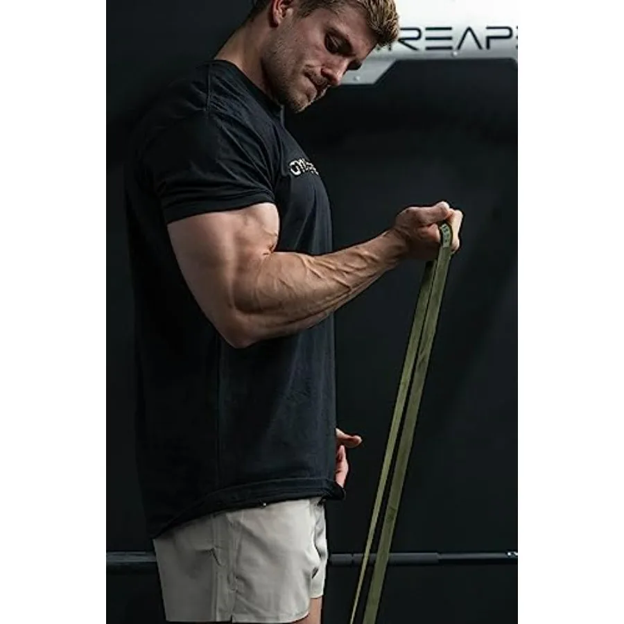 أربطة مقاومة للتمرين - مجموعة أربطة مساعدة مرنة قابلة للسحب لرفع الأثقال والمتمدد والوزن والقوي #3